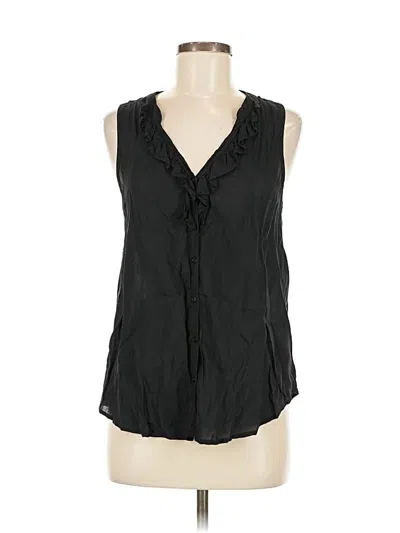 Pre-owned Frenchi Sleeveless Blouse In Black