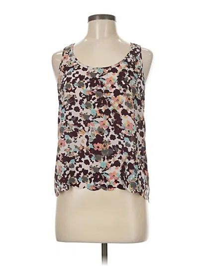 Pre-owned Frenchi Sleeveless Blouse In Brown