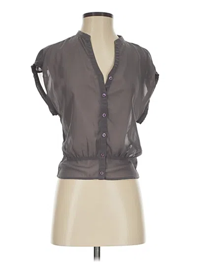 Pre-owned Frenchi Sleeveless Blouse In Gray