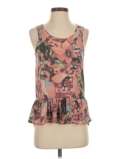 Pre-owned Frenchi Sleeveless Blouse In Pink