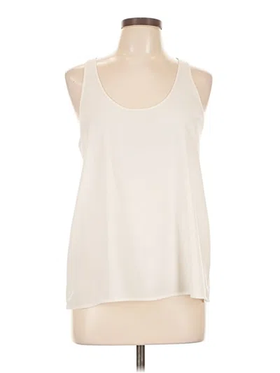 Pre-owned Frenchi Sleeveless Blouse In White