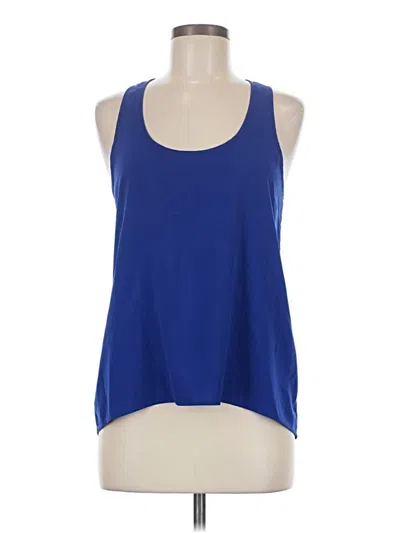 Pre-owned Frenchi Sleeveless Top Blue Halter Neckline Tops