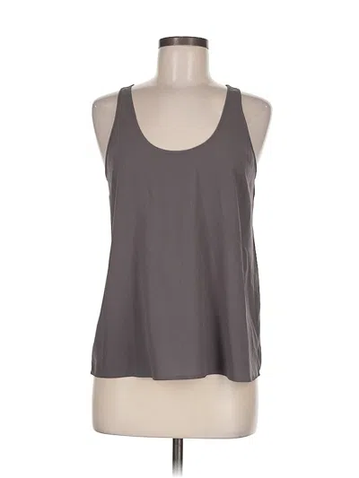 Pre-owned Frenchi Sleeveless Top Gray Halter Neckline Tops