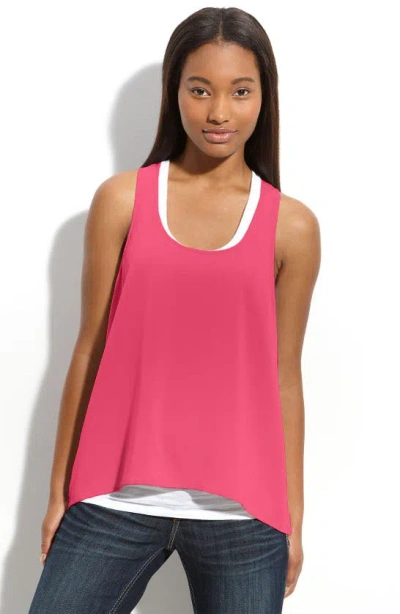 Frenchi ® Sleeveless Top In Pink