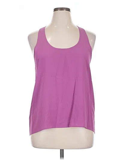 Pre-owned Frenchi Sleeveless Top Purple Halter Neckline Tops