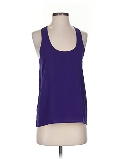 Pre-owned Frenchi Sleeveless Top Purple Scoop Neck Tops