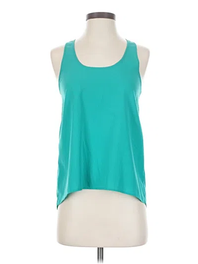 Pre-owned Frenchi Sleeveless Top Teal Halter Neckline Tops