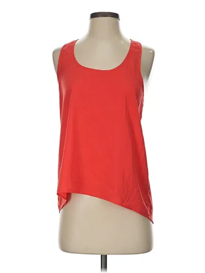 Pre-owned Frenchi Tank Top Red Halter Neckline Tops