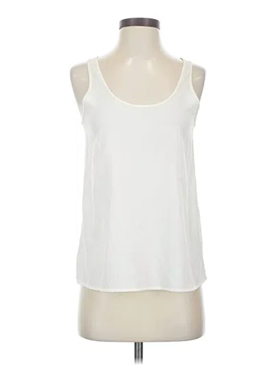 Pre-owned Frenchi Tank Top White Halter Neckline Tops