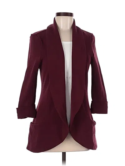 Pre-owned Frenchmauve Cardigan Sweater In Burgundy
