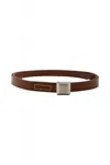 Frenckenberger Belt In Leather In Brown