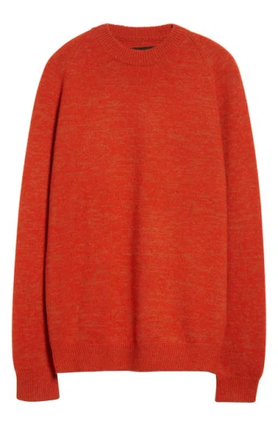 Frenckenberger Big Cashmere & Wool Crewneck Sweater In Multi