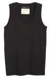 Frenckenberger Big Cotton & Cashmere Tank In Black
