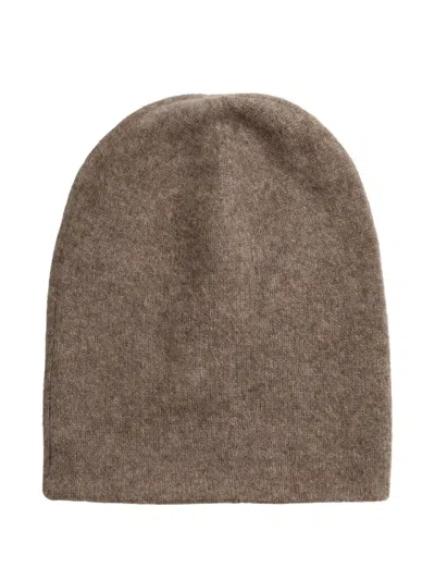 Frenckenberger Cashmere Beanie In Brown
