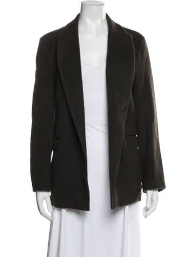 Pre-owned Frenckenberger Cashmere Blazer In Green