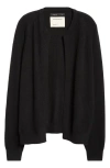 Frenckenberger Cashmere Bomber Cardigan In Black