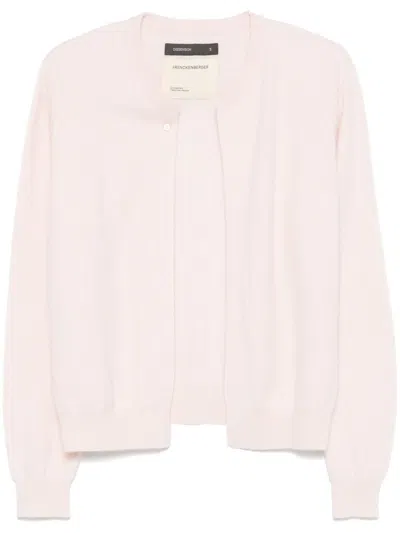 Frenckenberger Cashmere Cardigan In Pink
