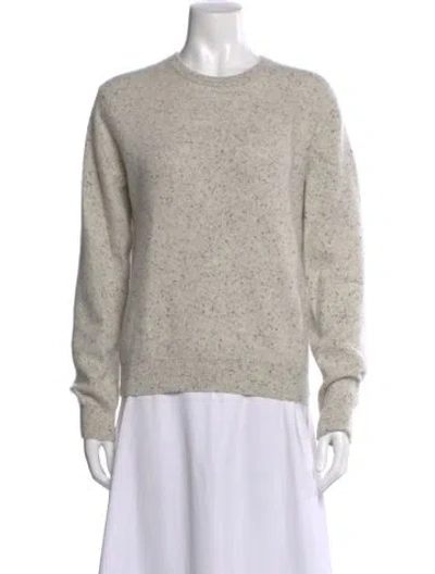 Pre-owned Frenckenberger Cashmere Crew Neck Sweater In Neutral