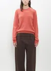 Frenckenberger Cashmere Mini R-neck Sweater In Old Pink