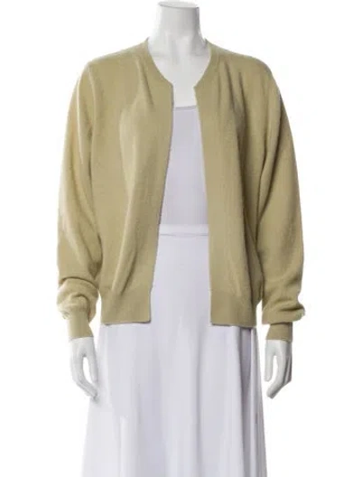 Pre-owned Frenckenberger Cashmere Open Front Sweater In Multi