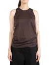 FRENCKENBERGER CASHMERE RACERBANK TANK TOP