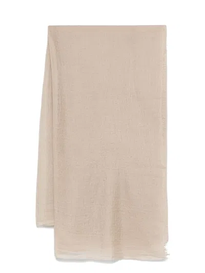 Frenckenberger Cashmere Scarf In Neutrals