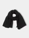 Frenckenberger Cashmere Scarf One Size In Black