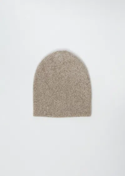 Frenckenberger Cashmere Silk Beanie Marl In Brown