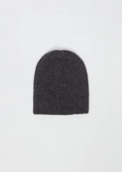 Frenckenberger Cashmere Silk Beanie Marl In Gray
