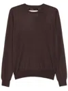 Frenckenberger Cashmere Sweater In Brown