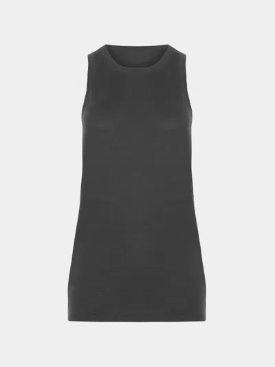 Frenckenberger Cashmere Tank Top Size: L In Black