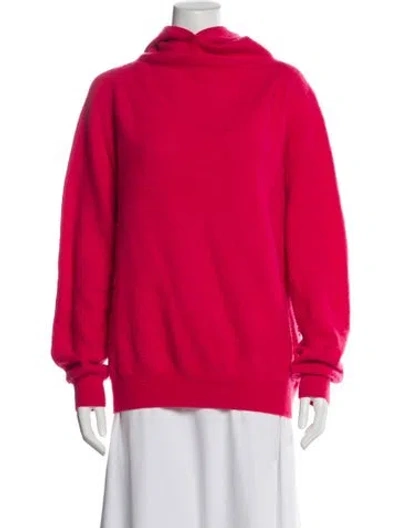 Pre-owned Frenckenberger Cashmere Turtleneck Sweater In Pink