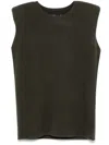 Frenckenberger Cashmere Vest In Green