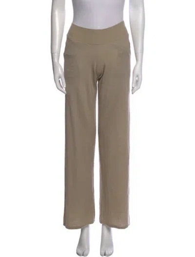Pre-owned Frenckenberger Cashmere Wide Leg Pants W/ Tags In Neutral