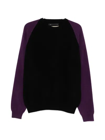 Frenckenberger Colour-block Sweater In Black