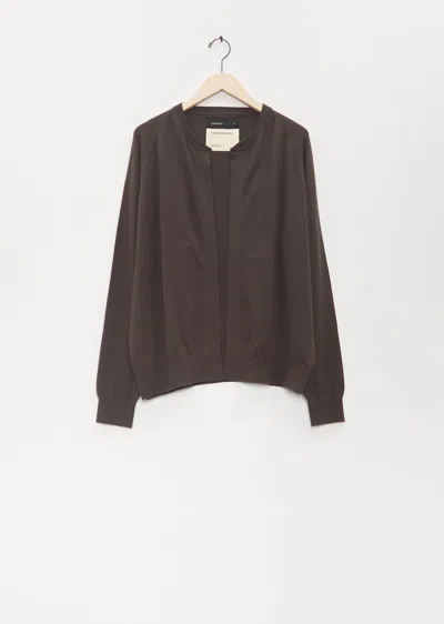 Frenckenberger Cotton Cashmere Bomber In Brown