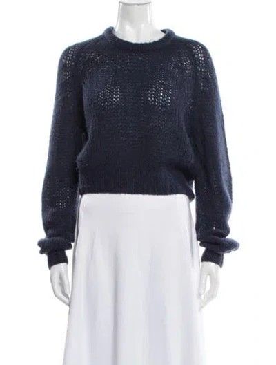 Pre-owned Frenckenberger Crew Neck Sweater In Blue