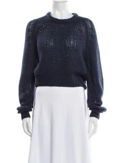 Pre-owned Frenckenberger Crew Neck Sweater In Blue