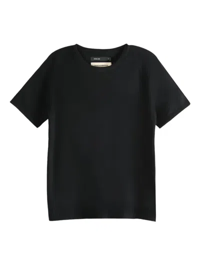 Frenckenberger Crew-neck T-shirt In Black