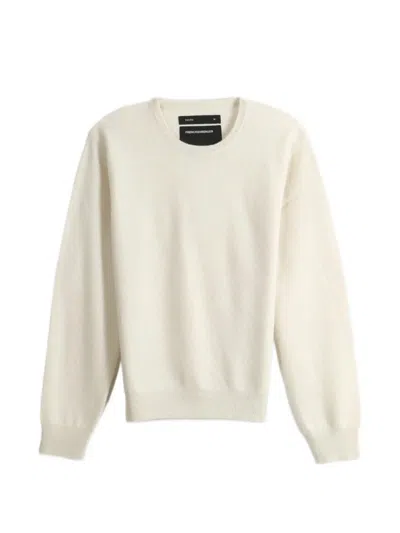 Frenckenberger Crew-neck Long-sleeve Sweater In Neutral