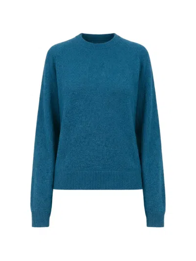 Frenckenberger Crewneck Sweater In Blue