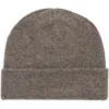 Frenckenberger Cropped Cashmere Beanie In Gray