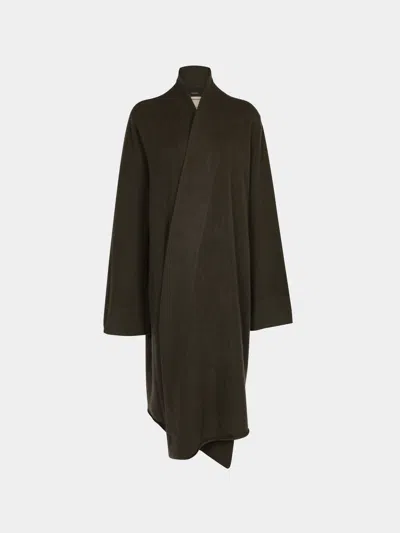Frenckenberger Cross Cashmere Long Cardigan Size: M  Abask Luxury Gift In Brown