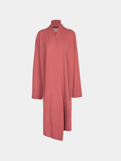 Frenckenberger Cross Cashmere Long Cardigan Size: S  Abask Luxury Gift In Pink