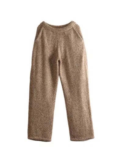 Frenckenberger Drawstring Straight-leg Trousers In Brown