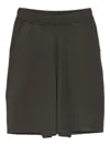Frenckenberger Elastic-waistband Pocket Shorts In Black