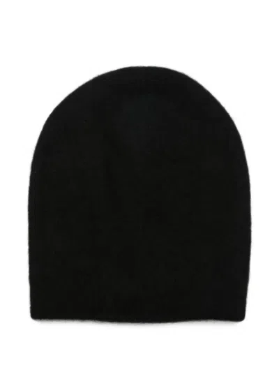 Frenckenberger Fine-knit Beanie Hat In Black