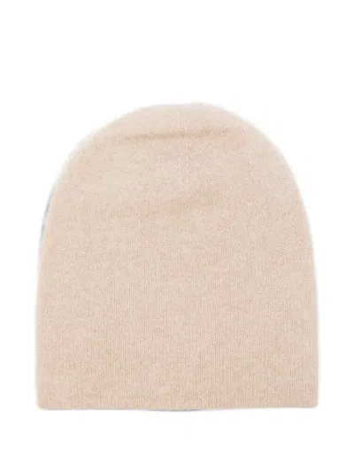 Frenckenberger Fine-knit Beanie Hat In Neutral