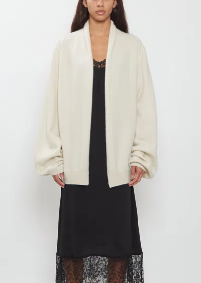 Frenckenberger Gypsy Cardigan In White