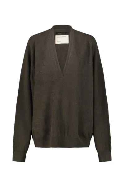 FRENCKENBERGER FRENCKENBERGER JHONNY DEEP VNECK SWEATER CLOTHING